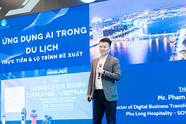 Ông Phạm Ngọc Lợi trình bày tại hội thảo. Ông Phạm Ngọc Lợi trình bày tại hội thảo.