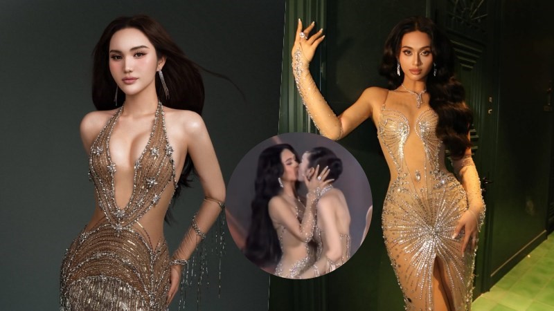 Hai mỹ nhân chuyển giới có hành động gây sốc ngay đêm chung kết 