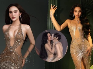 Hai mỹ nhân chuyển giới có hành động gây sốc ngay đêm chung kết