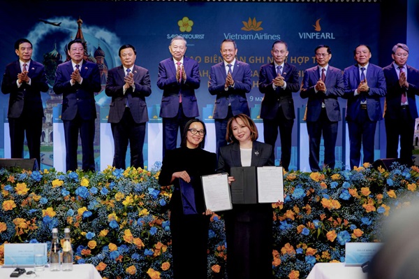 Vinpearl ký kết MOU với 4 hãng lữ hành hàng đầu Liên bang Nga