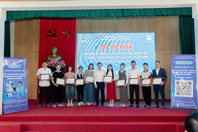 Nam Định: Đào tạo AI cho startup mang lại kết quả vượt kỳ vọng