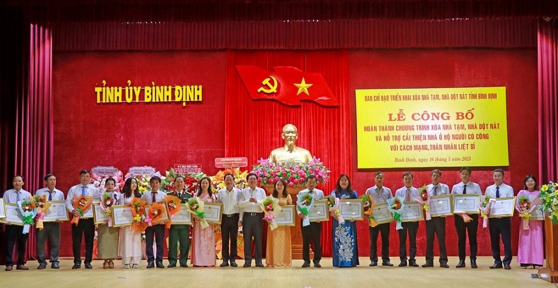 Doanh nghiệp chung tay, Bình Định hoàn thành xoá nhà tạm trước 7 tháng