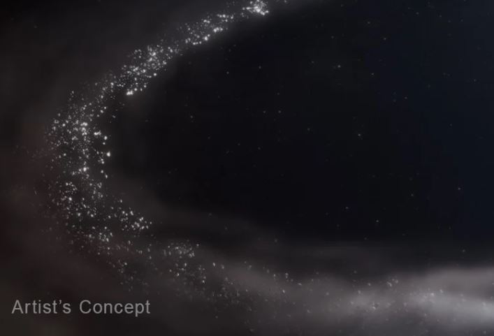 Nước đá được tìm thấy trong một hệ sao khác