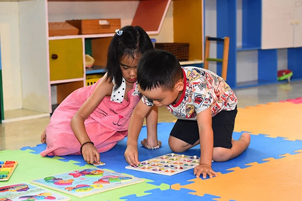 Trẻ em thỏa sức sáng tạo tại khu vui chơi The Little Nemo Kid’s Club. Trẻ em thỏa sức sáng tạo tại khu vui chơi The Little Nemo Kid’s Club.