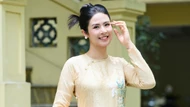 Ngọc Hân vẫn thon thả dù mang bầu 6 tháng