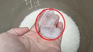 Chỉ với 2 viên đá lạnh, mẹo nấu cơm dẻo thơm bất ngờ!