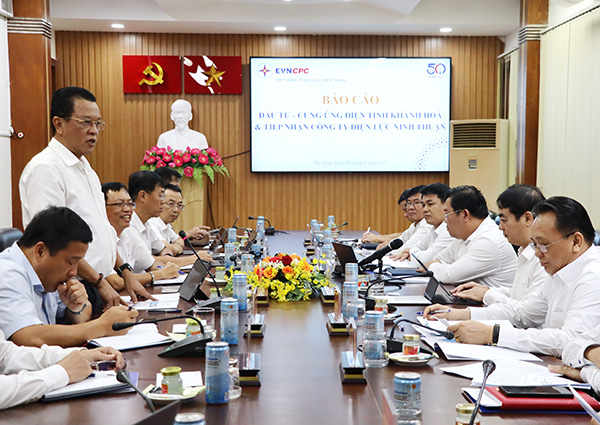 Điện lực miền Trung tiếp nhận PC Ninh Thuận