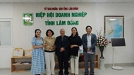 Tạp chí Doanh nghiệp Việt Nam làm việc với Hiệp hội Doanh nghiệp Lâm Đồng