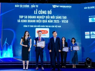 Doanh nghiệp bảo hiểm nhận 3 giải thưởng tại Vietnam Summit 2025