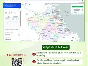 Đà Nẵng lập bản đồ số phường, xã, đặc khu phục vụ tra cứu của người dân