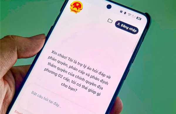 Trợ lý AI hỗ trợ tra cứu đơn vị hành chính mới
