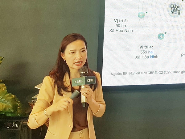 Theo bà Dương Thuỳ Dung - Giám đốc điều hành CBRE Việt Nam, FTZ sẽ đưa bất động sản công nghiệp Đà Nẵng phát triển mạnh.