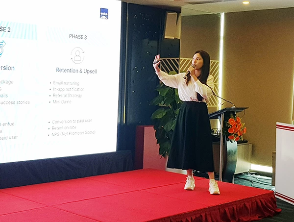 Trình bày dự án tại vòng chung kết cuộc thi KNĐMST Đà Nẵng 2025. Trình bày dự án tại vòng chung kết cuộc thi KNĐMST Đà Nẵng 2025.