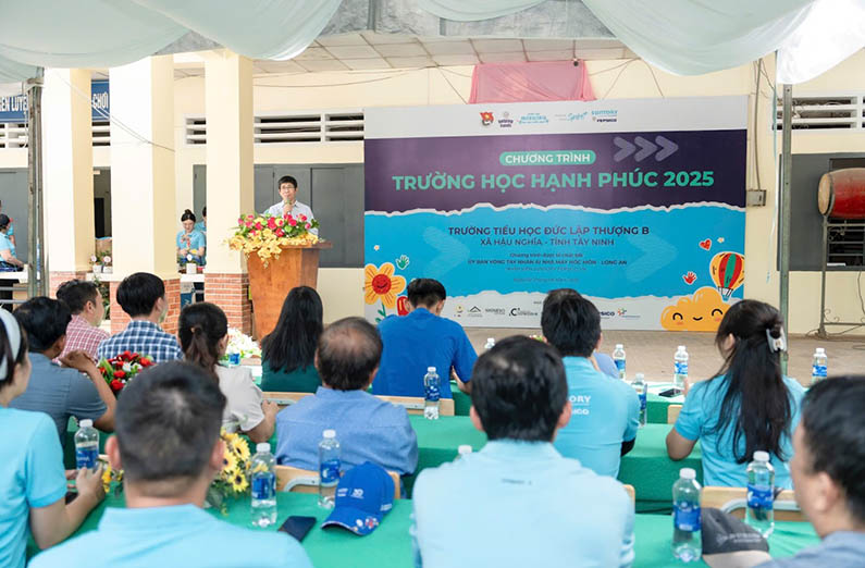 Xây trường học hạnh phúc tại Tây Ninh
