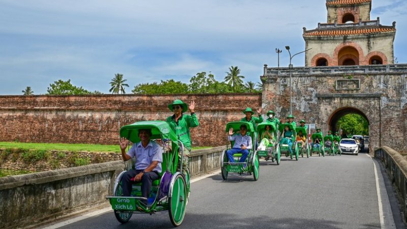 Chuyển đổi số trong lĩnh vực du lịch: Thử nghiệm dịch vụ Grab xích lô tại Huế