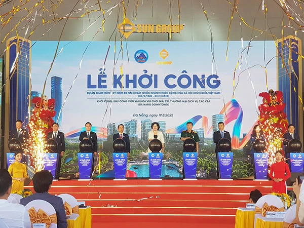 Khởi công dự án Da Nang Downtown sáng 19/8.
