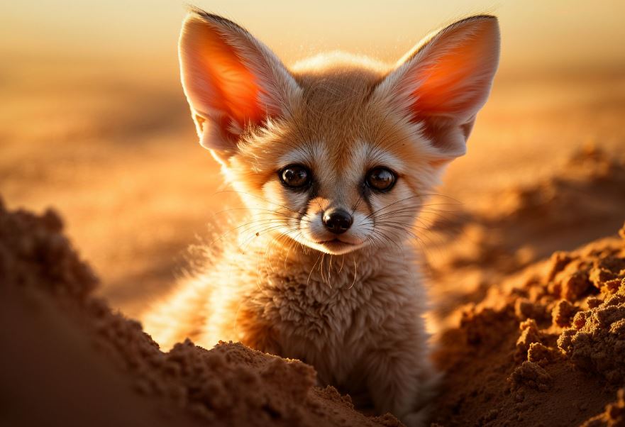 'Tan chảy' trước vẻ ngoài xinh đẹp của Cáo Fennec