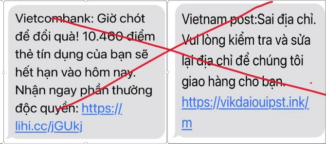 Tin nhắn giả mạo được đối tượng phát tán bằng cách sử dụng BTS giả. Tin nhắn giả mạo được đối tượng phát tán bằng cách sử dụng BTS giả.