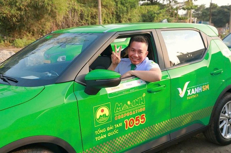 Taxi điện của Mai Linh đã bắt đầu lăn bánh tại một số thành phố lớn.