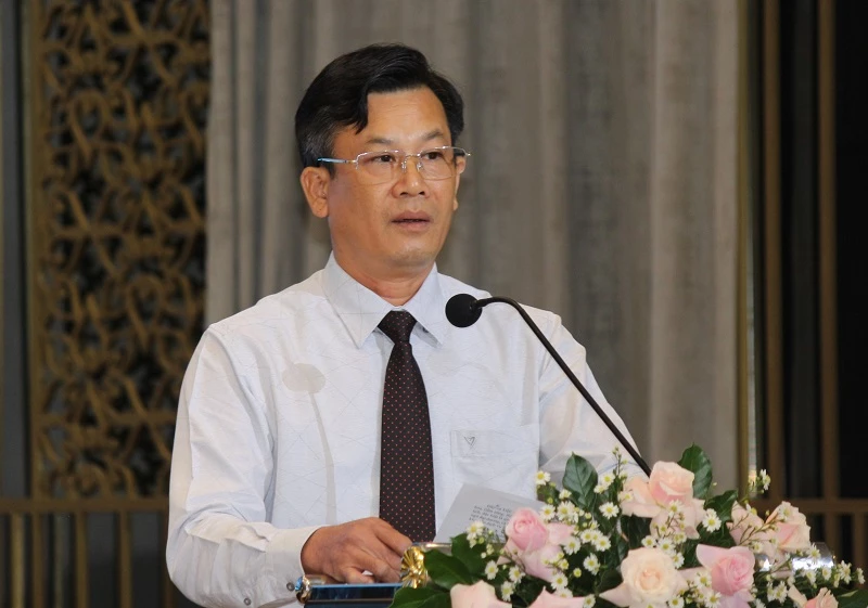Ông Cao Thanh Thương – Giám đốc Sở NN&MT tỉnh Gia Lai, giới thiệu về lễ hội.