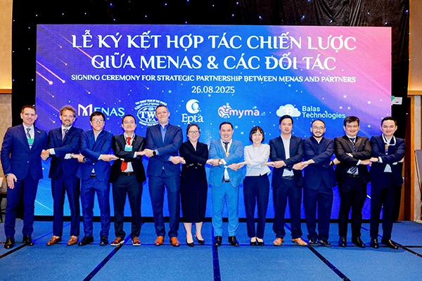 Menas Group ký kết hợp tác với 5 đối tác chiến lược. Menas Group ký kết hợp tác với 5 đối tác chiến lược.