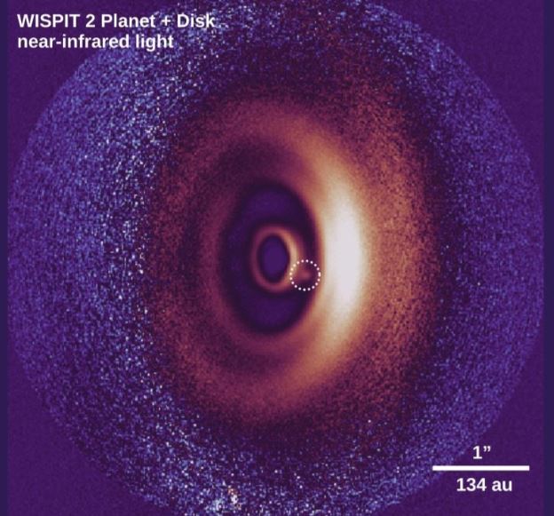 Lần đầu phát hiện hành tinh sơ sinh khổng lồ phát sáng ngay từ khi chào đời