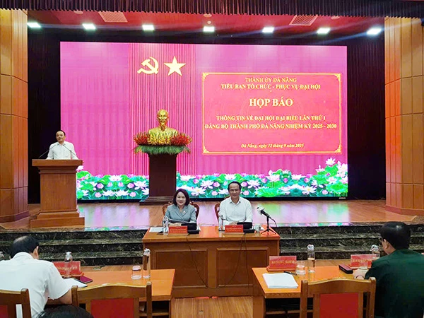 Họp báo cung cấp thông tin về Đại hội đại biểu lần thứ I Đảng bộ TP Đà Nẵng, nhiệm kỳ 2025 – 2030.