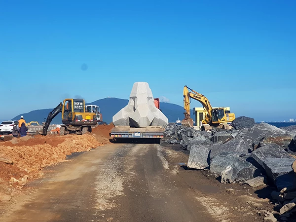 Toàn công trường đang vào chặng nước rút 75 ngày để đưa dự án về đích đúng tiến độ cam kết.
