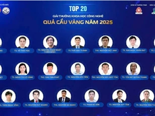 Lộ diện 20 gương mặt xuất sắc của Giải thưởng Khoa học công nghệ Quả cầu vàng 2025