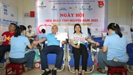 Lọc hóa dầu Bình Sơn tổ chức 'Ngày hội hiến máu tình nguyện năm 2025'