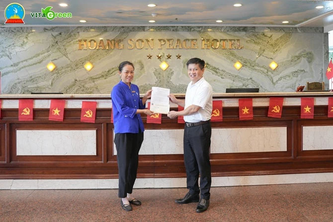 Khách sạn Hoàng Sơn Peace đơn vị đăng cai sự kiện. Khách sạn Hoàng Sơn Peace đơn vị đăng cai sự kiện.