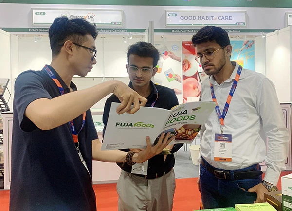 Fuja Foods (Đà Nẵng) giới thiệu sản phẩm bột nêm từ củ quả cho các đối tác tham dự Triển lãm quốc tế Halal Malaysia lần thứ 21 Fuja Foods (Đà Nẵng) giới thiệu sản phẩm bột nêm từ củ quả cho các đối tác tham dự Triển lãm quốc tế Halal Malaysia lần thứ 21