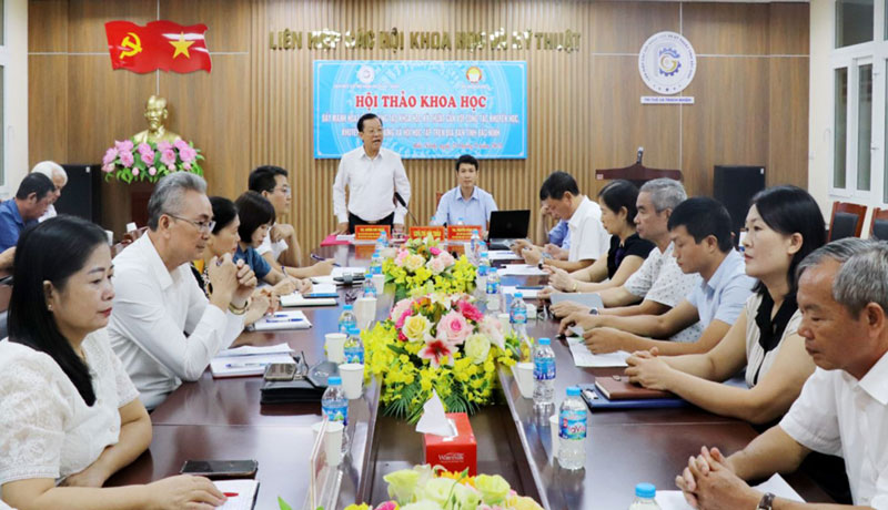 Bắc Ninh đẩy mạnh sáng tạo khoa học kỹ thuật gắn với khuyến học, khuyến tài