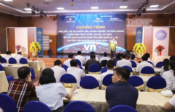 Thái Nguyên đẩy mạnh triển khai chương trình sử dụng tên miền quốc gia '.vn'