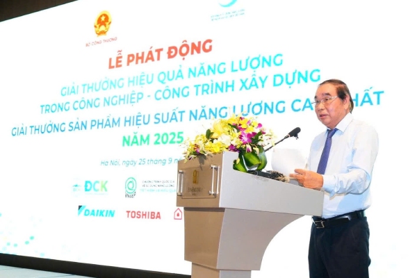 Phát động hai giải thưởng về hiệu quả năng lượng năm 2025