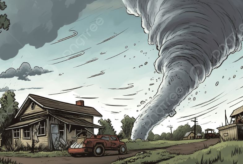 Giải mã hiện tượng lốc xoáy xuất hiện trước khi bão đổ bộ