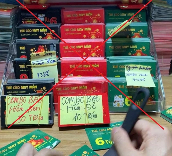 +ảnh 1: Livestream “xổ số cào trúng thưởng” thật chất là lừa đảo.