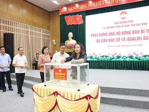 Bắc Ninh phát động ủng hộ đồng bào bị thiệt hại do bão số 10