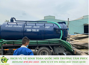 Môi trường Tâm Phúc: Địa chỉ hút hầm cầu đáng tin cậy, bảo hành 5 năm tại TP Hồ Chí Minh