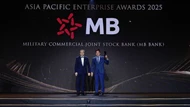 MB tiếp tục được vinh danh 'Doanh nghiệp xuất sắc châu Á' năm 2025