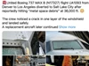 Máy bay Boeing 737 của Mỹ chở 140 người va phải vật thể lạ giữa không trung
