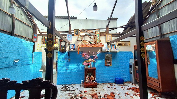 Cà Mau: Lốc xoáy gây thiệt hại nhiều tài sản của người dân