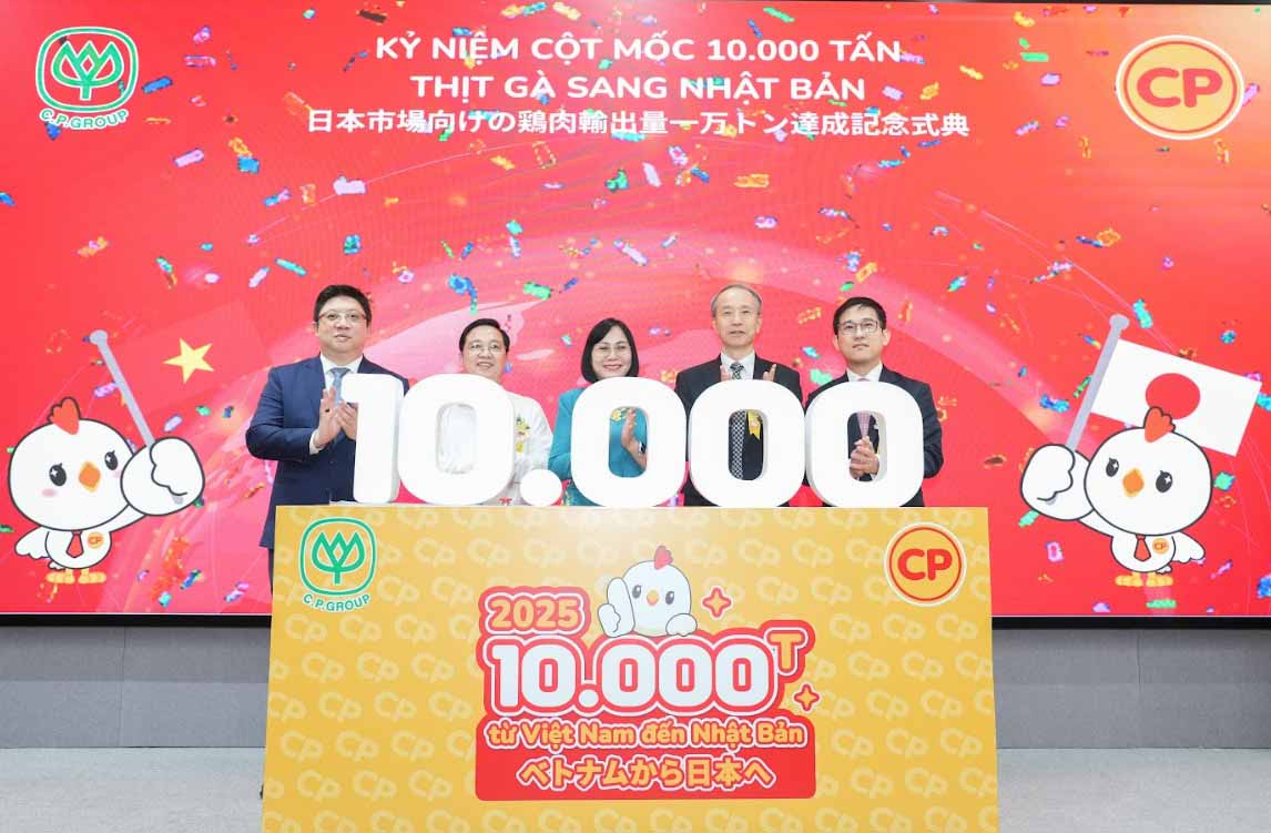 Một doanh nghiệp cán mốc 10.000 tấn thịt gà chế biến xuất sang Nhật Bản