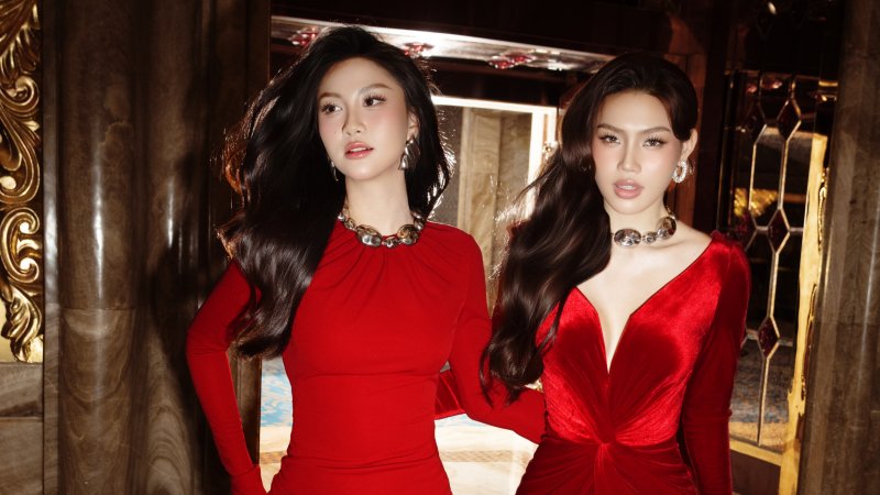 Top 2 Miss Cosmo Vietnam - hai nàng thơ mới của nhà thiết kế Lê Thanh Hoà