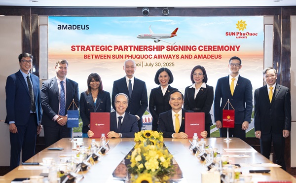 Sun PhuQuoc Airways và Amadeus ký kết hợp tác chiến lược, nâng tầm trải nghiệm khách hàng