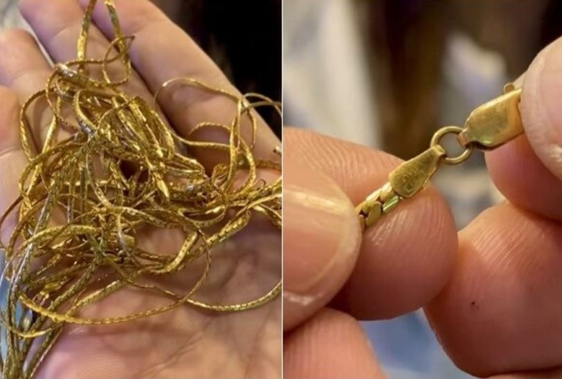 Nh&#x1EB7;t &#x111;&#x1B0;&#x1EE3;c v&#xE0;ng t&#x1EEB; b&#xE3;i r&#xE1;c, c&#xF4; g&#xE1;i s&#x1ED1;c khi gi&#xE1; tr&#x1ECB; th&#x1EAD;t l&#xEA;n t&#x1EDB;i 93,5 tri&#x1EC7;u &#x111;&#x1ED3;ng