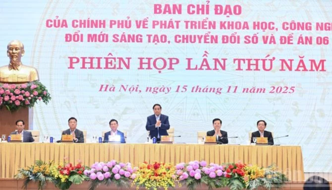 Thủ tướng Phạm Minh Chính chủ trì phiên họp lần thứ năm Ban Chỉ đạo của Chính phủ. (Ảnh: TRẦN HẢI). Thủ tướng Phạm Minh Chính chủ trì phiên họp lần thứ năm Ban Chỉ đạo của Chính phủ. (Ảnh: TRẦN HẢI).