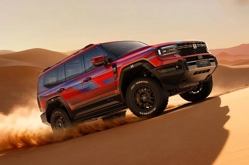 Jetour G700 Taklimakan Rally Edition.