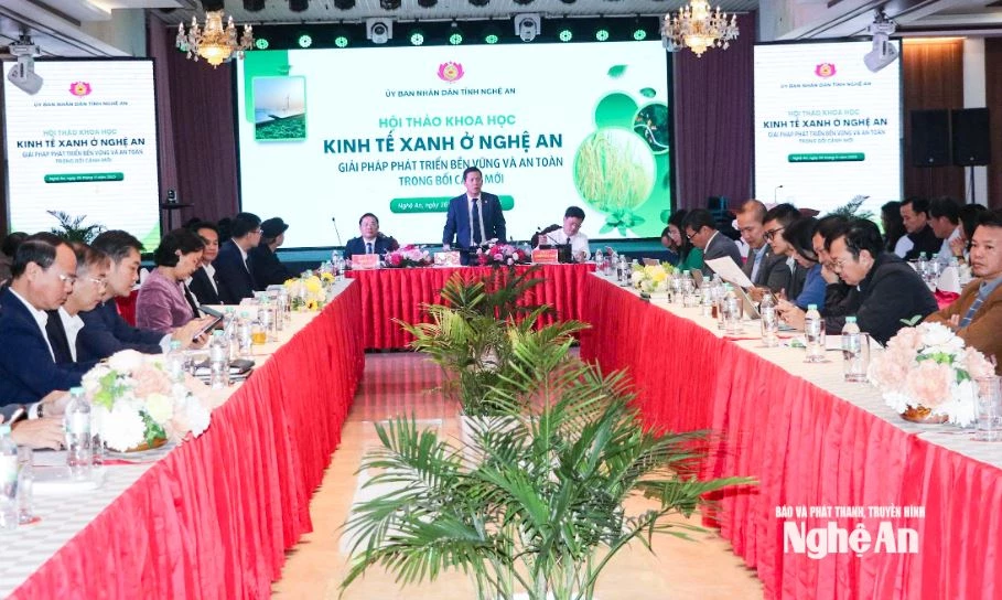 Toàn cảnh hội thảo. Ảnh: Báo Nghệ An.