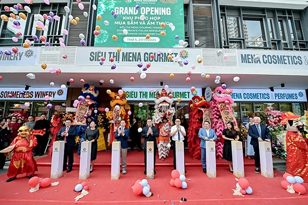 Menas Group đã khánh thành và đưa vào hoạt động siêu thị Mena Gourmet Celesta Rise tại Nhà Bè (TP Hồ Chí Minh). Menas Group đã khánh thành và đưa vào hoạt động siêu thị Mena Gourmet Celesta Rise tại Nhà Bè (TP Hồ Chí Minh).